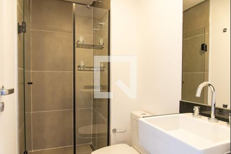 Banheiro de kitnet/studio para alugar com 1 quarto, 20m² em Vila Mariana, São Paulo