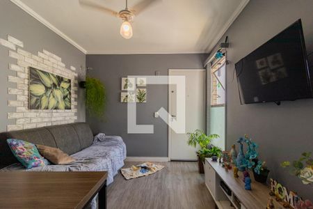 Sala de apartamento para alugar com 2 quartos, 44m² em Vila Indiana, Taboão da Serra
