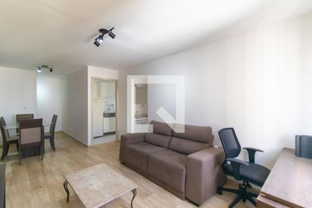 Sala de apartamento para alugar com 1 quarto, 81m² em Jardim Paulista, São Paulo