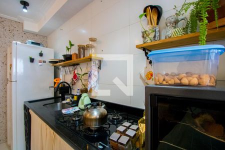 Sala/Cozinha de apartamento para alugar com 1 quarto, 41m² em Vila Valparaiso, Santo André