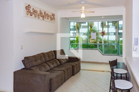 Sala de apartamento para alugar com 2 quartos, 89m² em Canasvieiras, Florianópolis