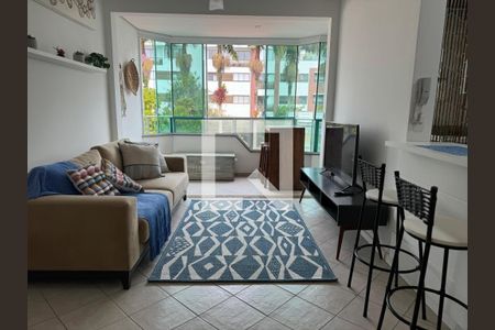 Sala de apartamento para alugar com 2 quartos, 89m² em Canasvieiras, Florianópolis