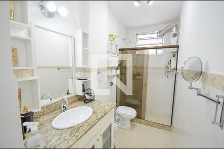 Banheiro de kitnet/studio à venda com 1 quarto, 38m² em Tijuca, Rio de Janeiro