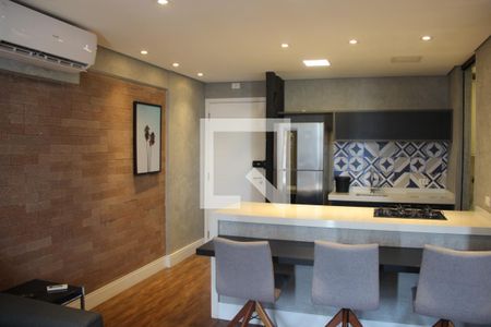Sala de apartamento para alugar com 1 quarto, 46m² em Parque Campolim, Sorocaba