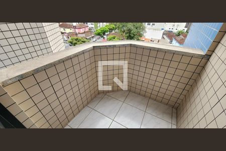 Varanda da Sala de apartamento para alugar com 1 quarto, 95m² em Encruzilhada, Santos