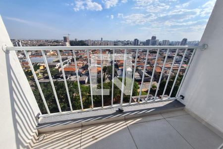Varanda da Sala de apartamento para alugar com 1 quarto, 34m² em Chácara Mafalda, São Paulo