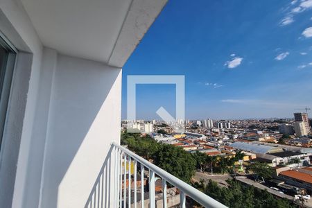 Varanda da Sala de apartamento para alugar com 1 quarto, 34m² em Chácara Mafalda, São Paulo