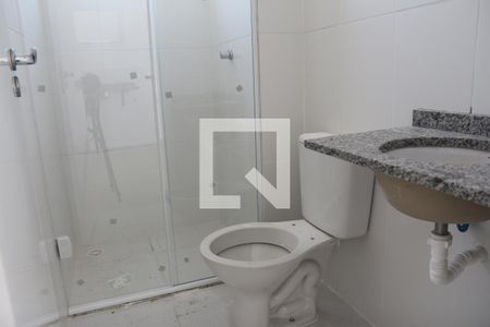 Banheiro Social de apartamento para alugar com 1 quarto, 34m² em Chácara Mafalda, São Paulo