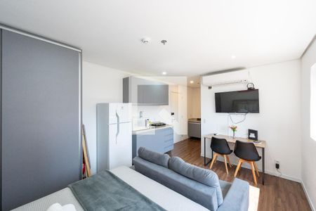 Sala/Quarto de kitnet/studio para alugar com 1 quarto, 27m² em Vila Clementino, São Paulo