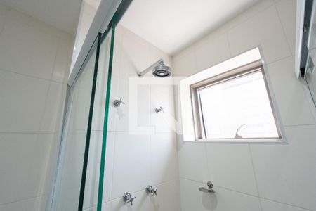 Banheiro de kitnet/studio para alugar com 1 quarto, 27m² em Vila Clementino, São Paulo