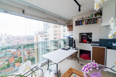 Apartamento à venda com 74m², 2 quartos e 1 vagaSacada gourmet