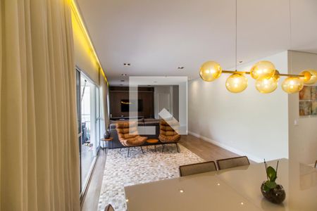 Sala de Jantar de apartamento à venda com 3 quartos, 158m² em Centro Empresarial Tamboré, Santana de Parnaíba