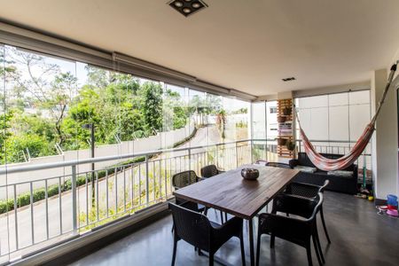 Varanda gourmet de apartamento à venda com 3 quartos, 158m² em Centro Empresarial Tamboré, Santana de Parnaíba