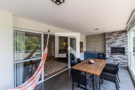 Varanda gourmet de apartamento à venda com 3 quartos, 158m² em Centro Empresarial Tamboré, Santana de Parnaíba