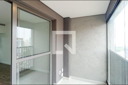 Varanda de kitnet/studio para alugar com 1 quarto, 27m² em Vila Guarani (zona Sul), São Paulo