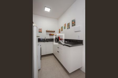 Studio à venda com 29m², 1 quarto e sem vaga Studio à venda com 29m², 1 quarto e sem vagaCozinha e Área de Serviço