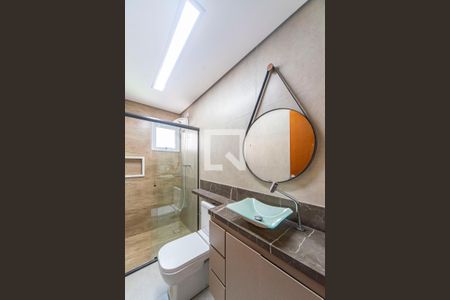 Banheiro  de apartamento para alugar com 3 quartos, 164m² em Vila Valparaiso, Santo André