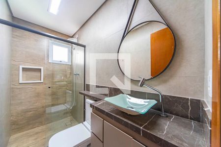 Banheiro  de apartamento para alugar com 3 quartos, 164m² em Vila Valparaiso, Santo André