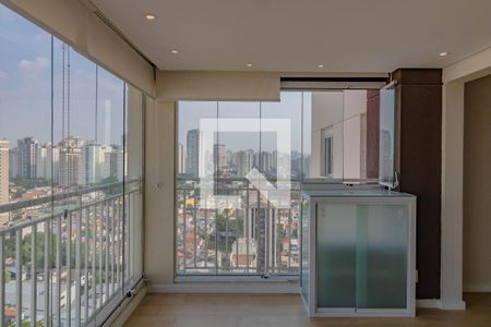 Varanda  de apartamento para alugar com 2 quartos, 61m² em Vila Monte Alegre, São Paulo