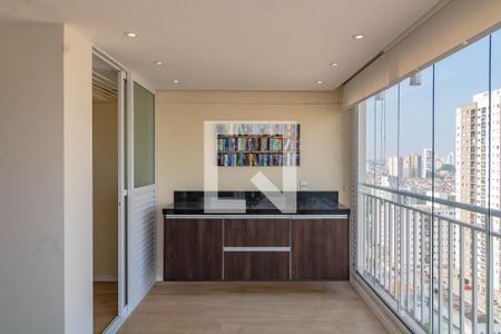 Varanda  de apartamento para alugar com 2 quartos, 61m² em Vila Monte Alegre, São Paulo