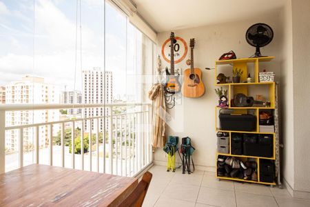 Varanda da Sala de apartamento à venda com 1 quarto, 45m² em Ipiranga, São Paulo