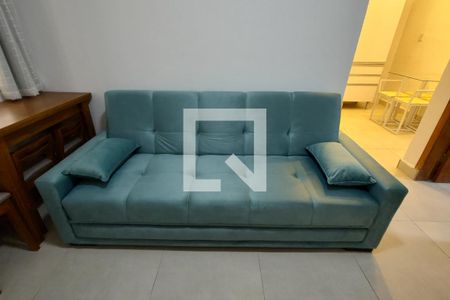 Sala de apartamento para alugar com 2 quartos, 45m² em Guilhermina, Praia Grande