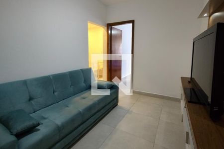 Sala de apartamento para alugar com 2 quartos, 45m² em Guilhermina, Praia Grande