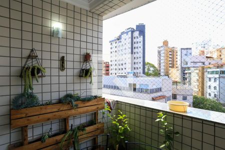 Varanda da Sala de apartamento para alugar com 3 quartos, 220m² em Cidade Nova, Belo Horizonte