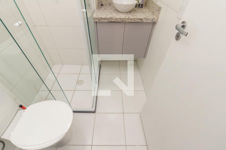 Banheiro de apartamento para alugar com 1 quarto, 25m² em Vila Buarque, São Paulo