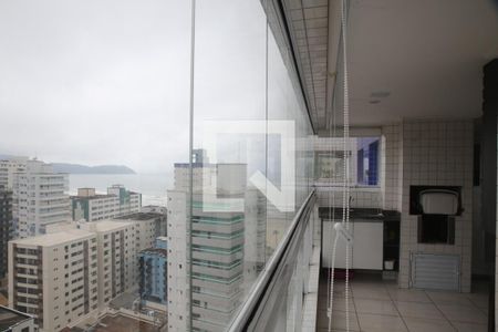 Varanda da Sala de apartamento para alugar com 2 quartos, 94m² em Guilhermina, Praia Grande