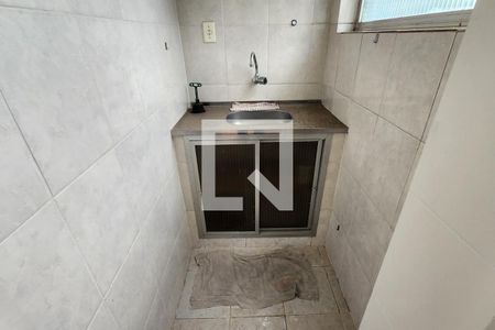 Cozinha de apartamento para alugar com 1 quarto, 30m² em Humaitá, Rio de Janeiro