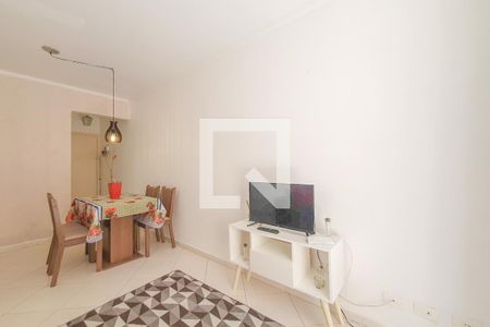 Sala 1 de apartamento para alugar com 2 quartos, 62m² em Balneário Cidade Atlântica, Guarujá