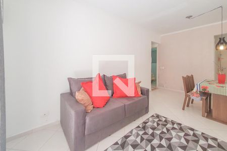 Sala 1 de apartamento para alugar com 2 quartos, 62m² em Balneário Cidade Atlântica, Guarujá