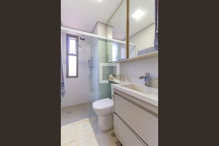 Banheiro da Suíte  de apartamento à venda com 2 quartos, 55m² em Jardim da Gloria, São Paulo