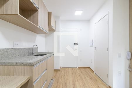 Cozinha de kitnet/studio à venda com 1 quarto, 31m² em Moema, São Paulo
