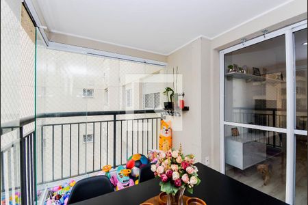 Varanda da Sala de apartamento à venda com 2 quartos, 68m² em Jardim Flor da Montanha, Guarulhos