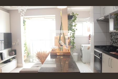 Sala/Cozinha de apartamento para alugar com 2 quartos, 47m² em Vila Andrade, São Paulo