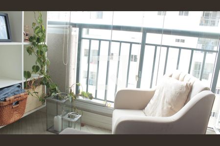 Varanda da Sala de apartamento para alugar com 2 quartos, 47m² em Vila Andrade, São Paulo