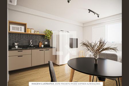Apartamento para alugar com 28m², 1 quarto e sem vaga