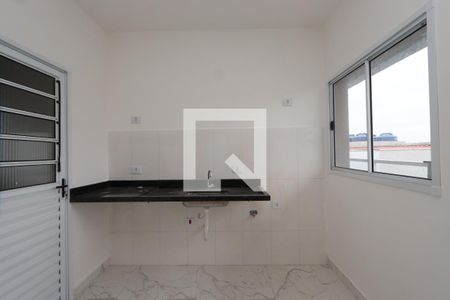 Sala/Cozinha de apartamento para alugar com 1 quarto, 39m² em Chácara Mafalda, São Paulo