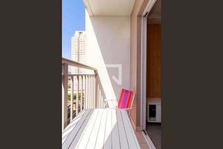 Sala - Varanda de apartamento à venda com 1 quarto, 28m² em Jardim Caravelas, São Paulo