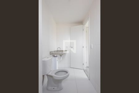 Banheiro da Suíte de apartamento à venda com 1 quarto, 27m² em Pinheiros, São Paulo