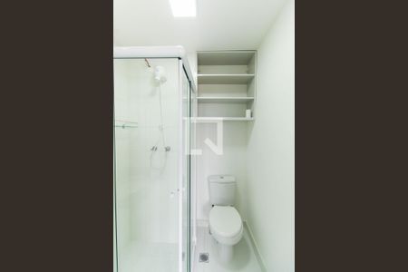 Banheiro de kitnet/studio para alugar com 1 quarto, 19m² em Brás, São Paulo