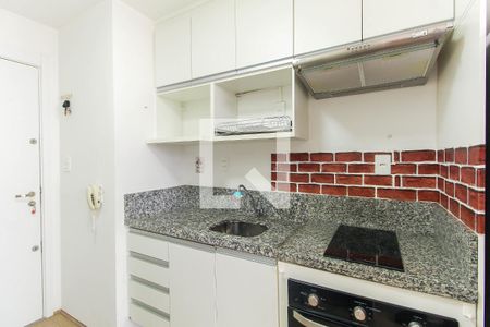 Cozinha de kitnet/studio para alugar com 1 quarto, 19m² em Brás, São Paulo