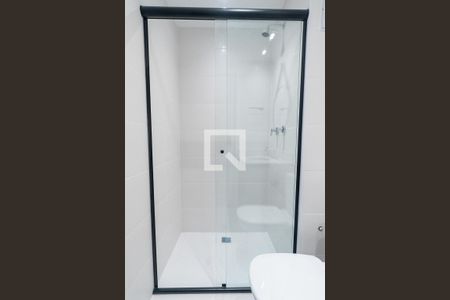 Banheiro  de kitnet/studio para alugar com 1 quarto, 26m² em Vila Clementino, São Paulo