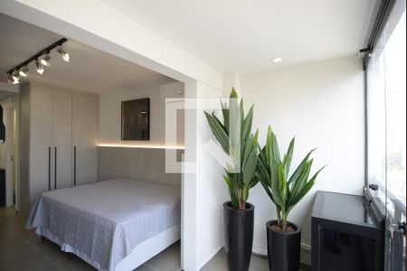 Varanda de kitnet/studio para alugar com 1 quarto, 28m² em Vila Mariana, São Paulo