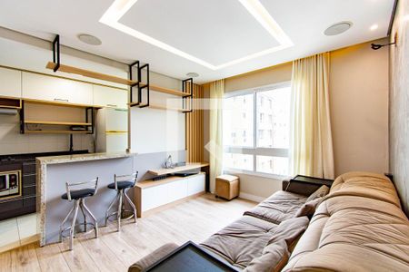 Sala de apartamento à venda com 2 quartos, 60m² em Marechal Rondon, Canoas