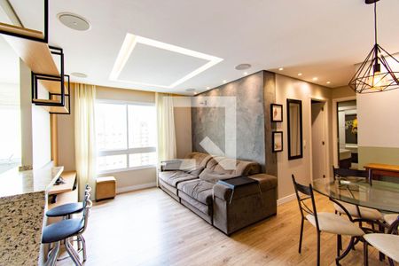 Sala de apartamento à venda com 2 quartos, 60m² em Marechal Rondon, Canoas