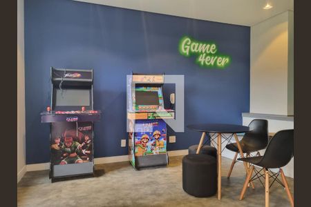 Apartamento à venda com 36m², 2 quartos e 1 vaga Apartamento à venda com 36m², 2 quartos e 1 vagaÁrea comum - Sala de Jogos