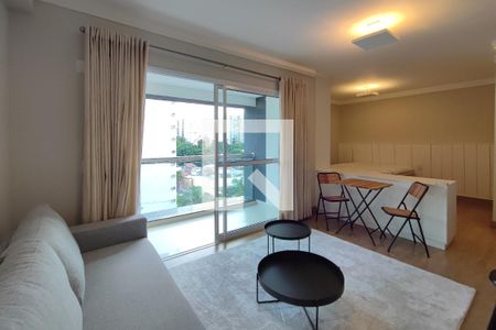 Sala de apartamento para alugar com 1 quarto, 57m² em Centro, Campinas